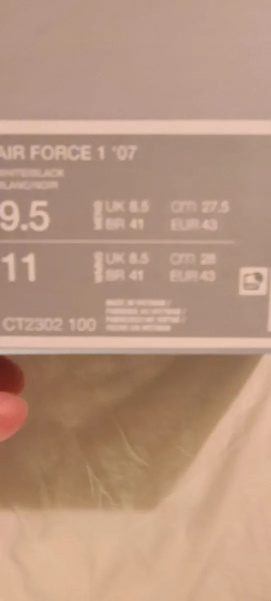 Nike Air Force 1s - Image 1