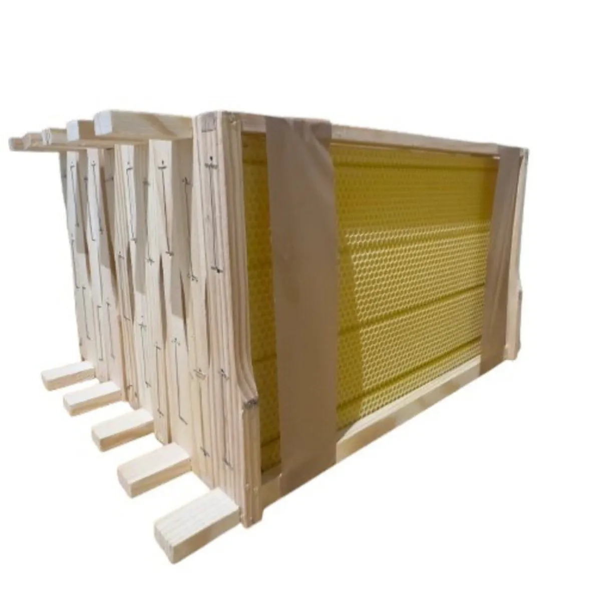 National frames assembled and waxed - Image 1