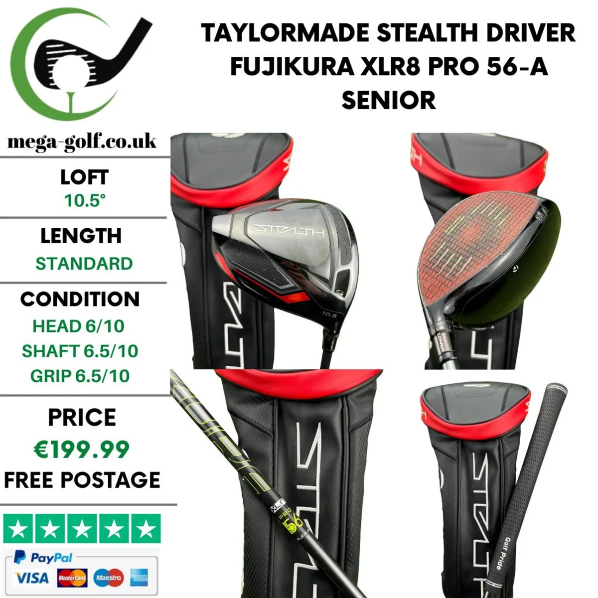 Taylormade Stealth Driver / 10.5° / Senior - Image 1
