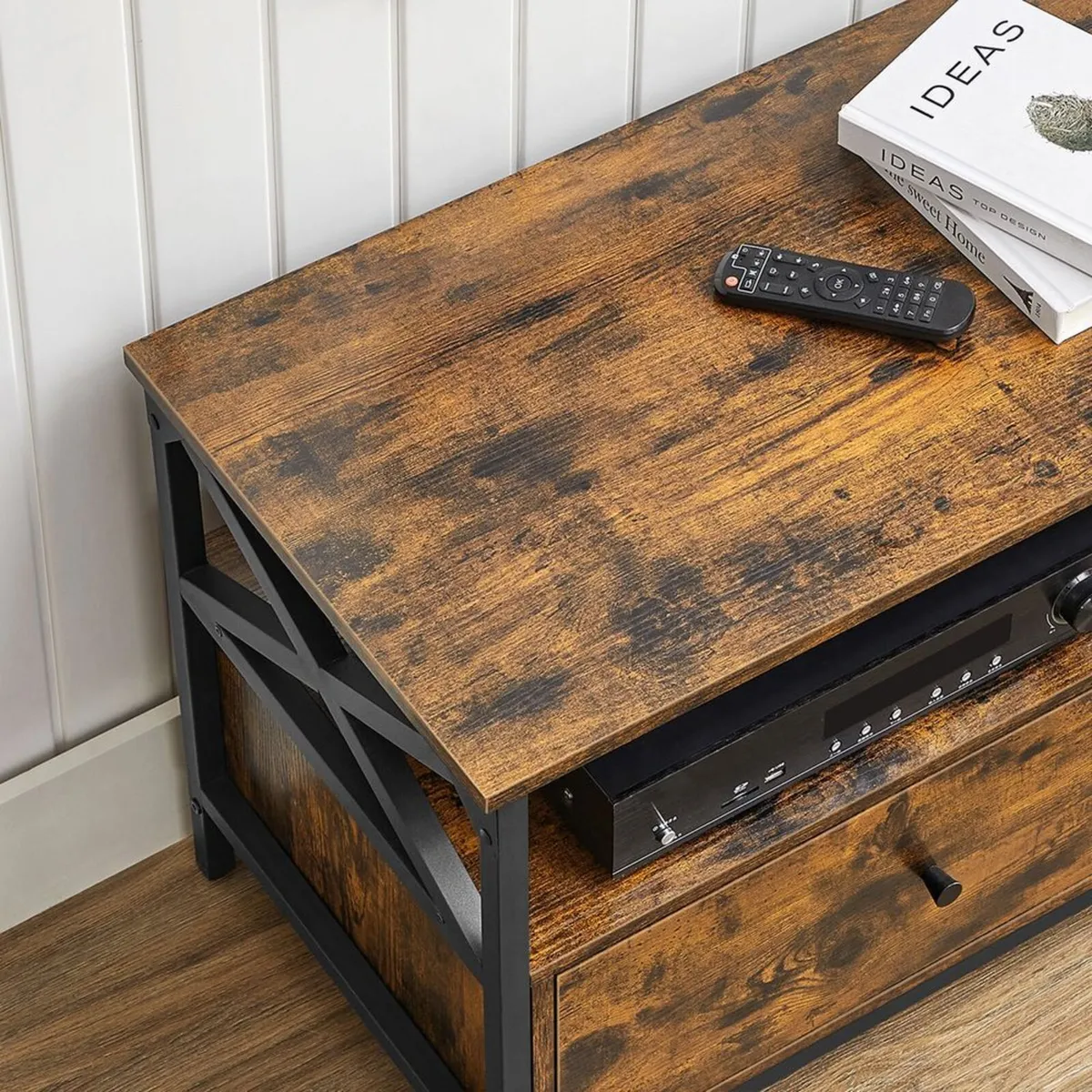 New TV Unit Display With 2 Drawers - FREE P&P - Image 2