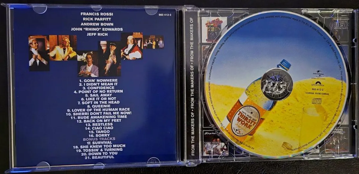 Status Quo - Thirsty Work - CD - Image 3