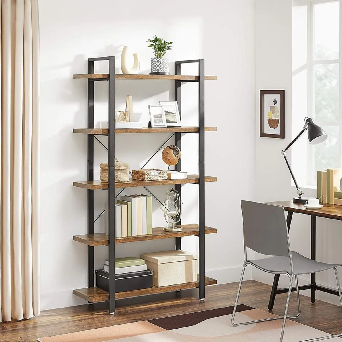 New 5-Layer Industrial Stable Bookcase -FREE P&P - Image 2