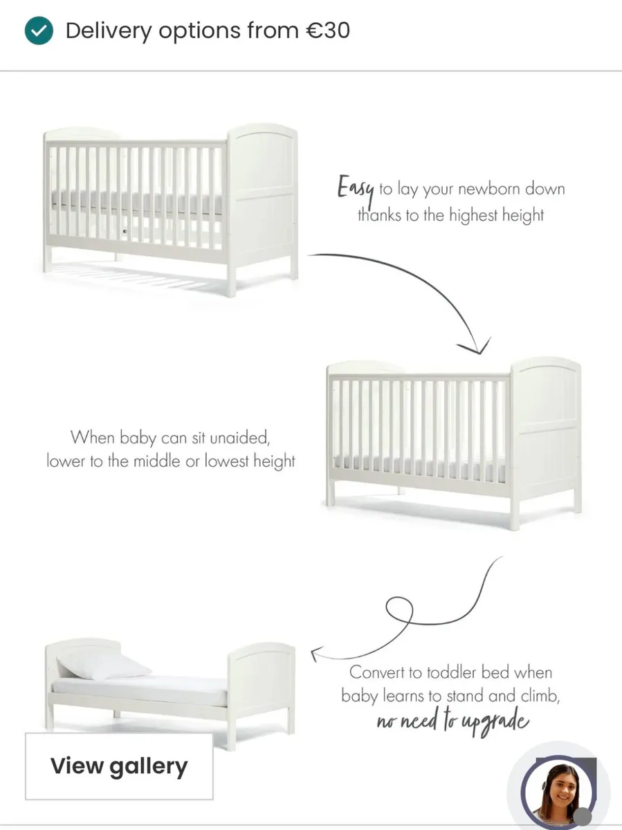 Toddler cot