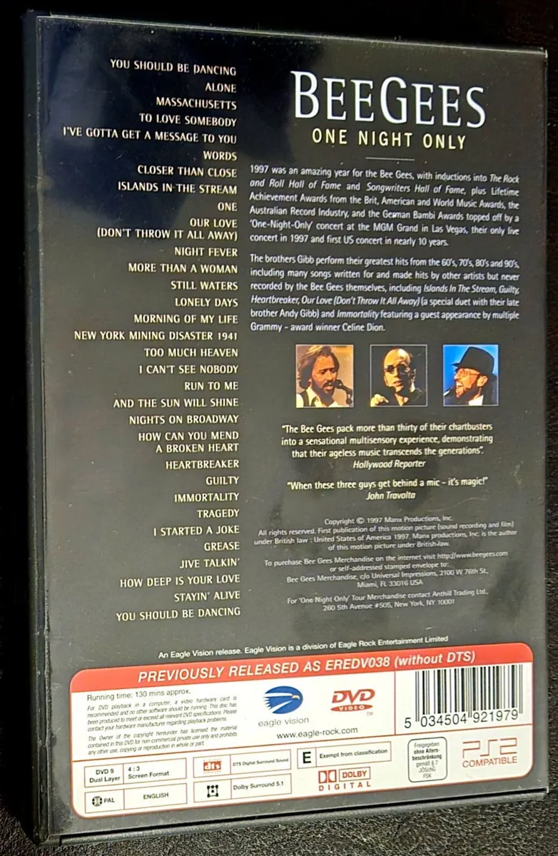Bee Gees - One Night Only - DVD - Image 2