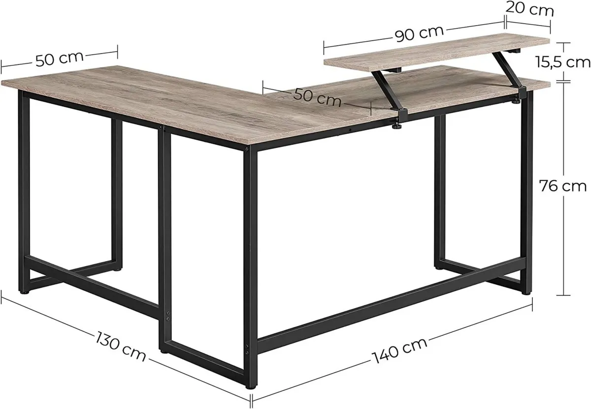 New Spacious Home Study Office Desk - FREE P&P - Image 2