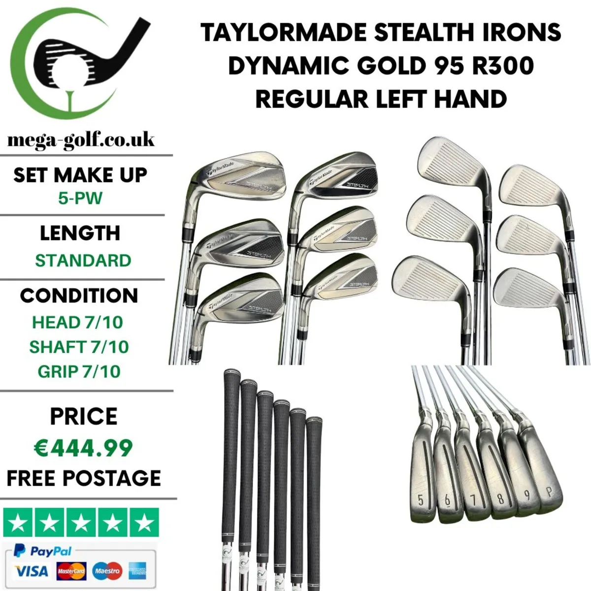 Taylormade Stealth Irons / 5-Pw / Regular - Image 1