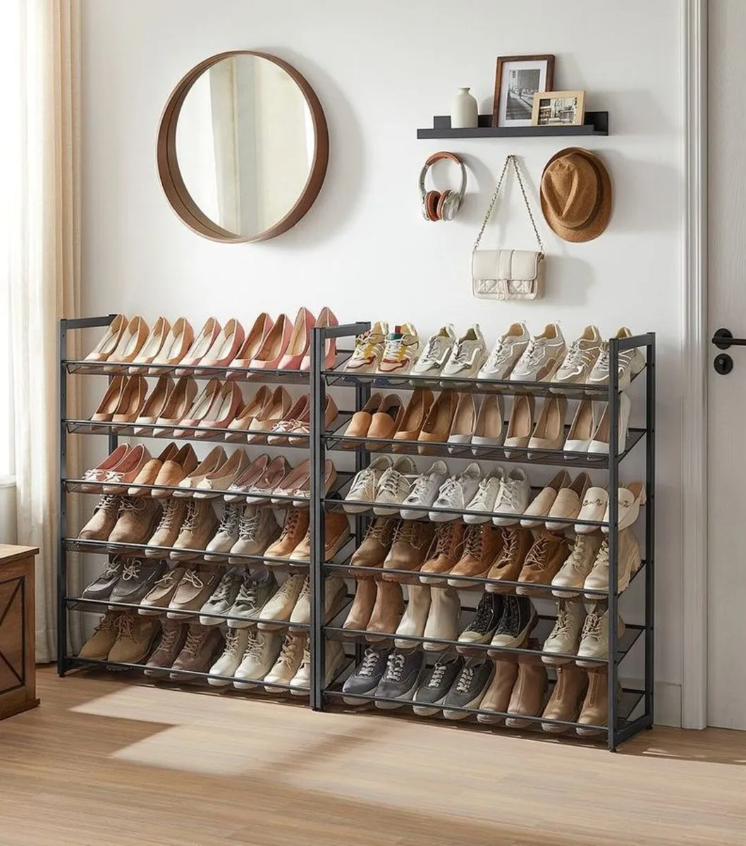 New 12 Tier Interlocking Shoe Rack -FREE P&P - Image 1