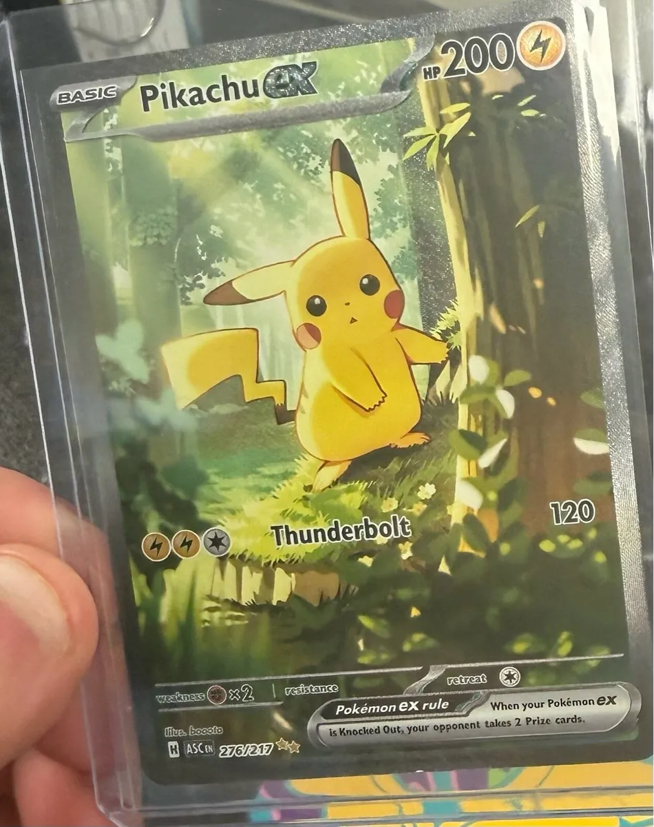 Pokémon card pikachu EX ASC 276/216 - Image 1