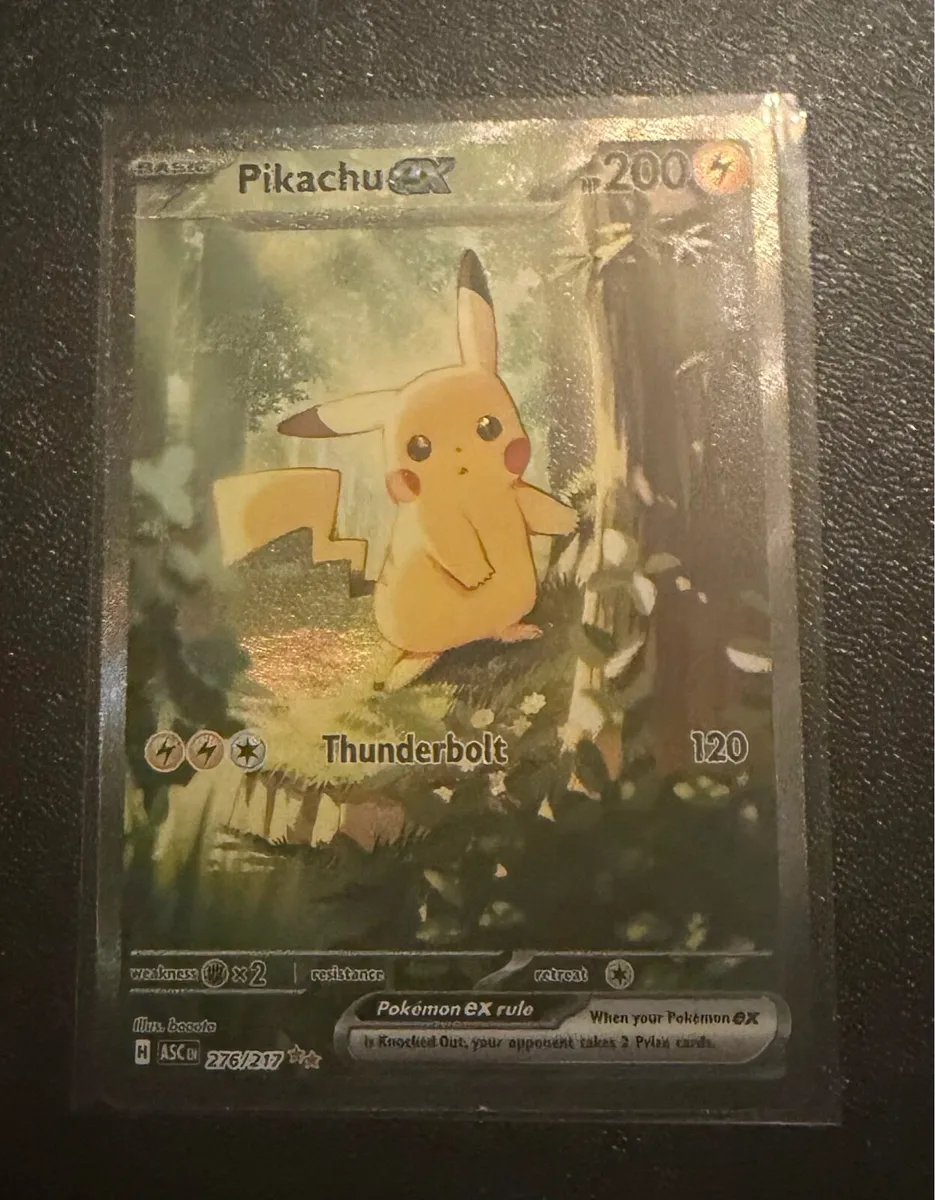 Pokémon card pikachu EX ASC 276/216 - Image 2
