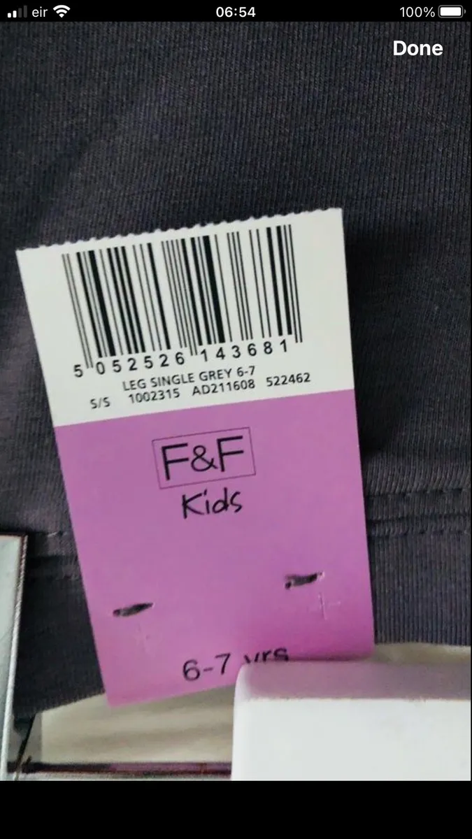 Girls BNWT leggings age 6/7 €3 - Image 2