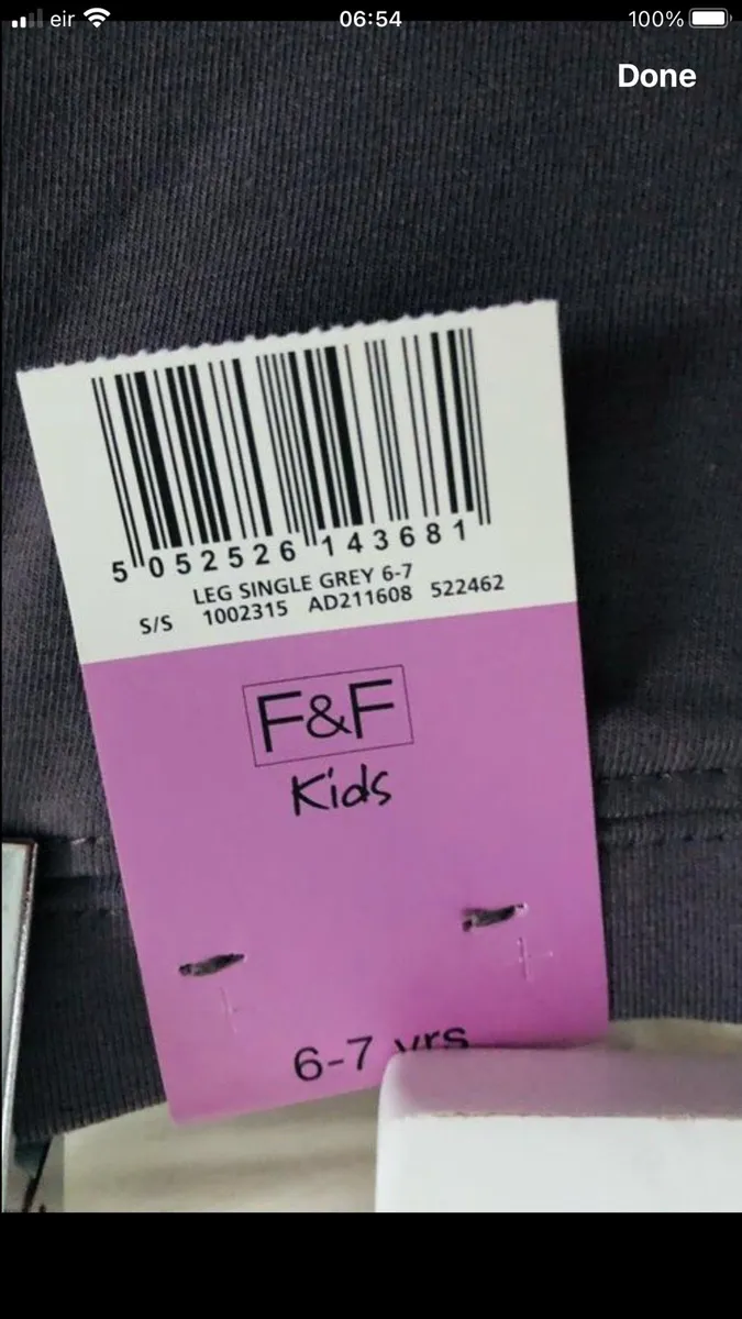 Girls BNWT leggings age 6/7 €3 - Image 4