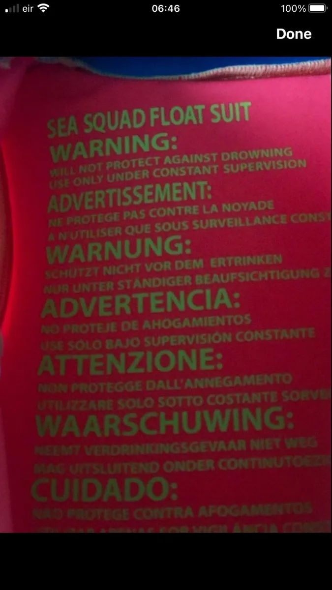 Girls speddo float suit age 2/3 €10 - Image 3