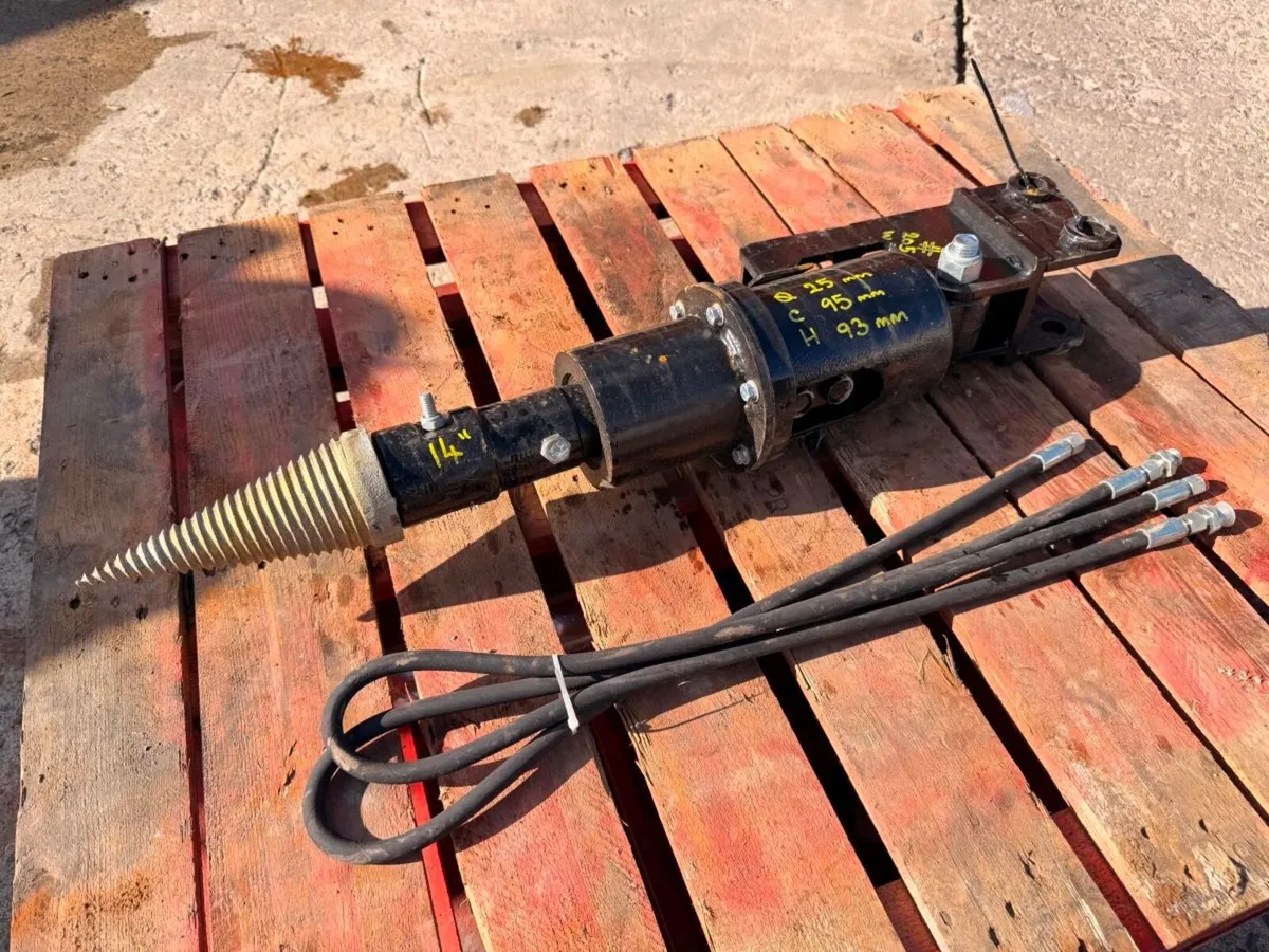 LOG TIMBER  CONE SPLITTER micro mini digger...205 - Image 3