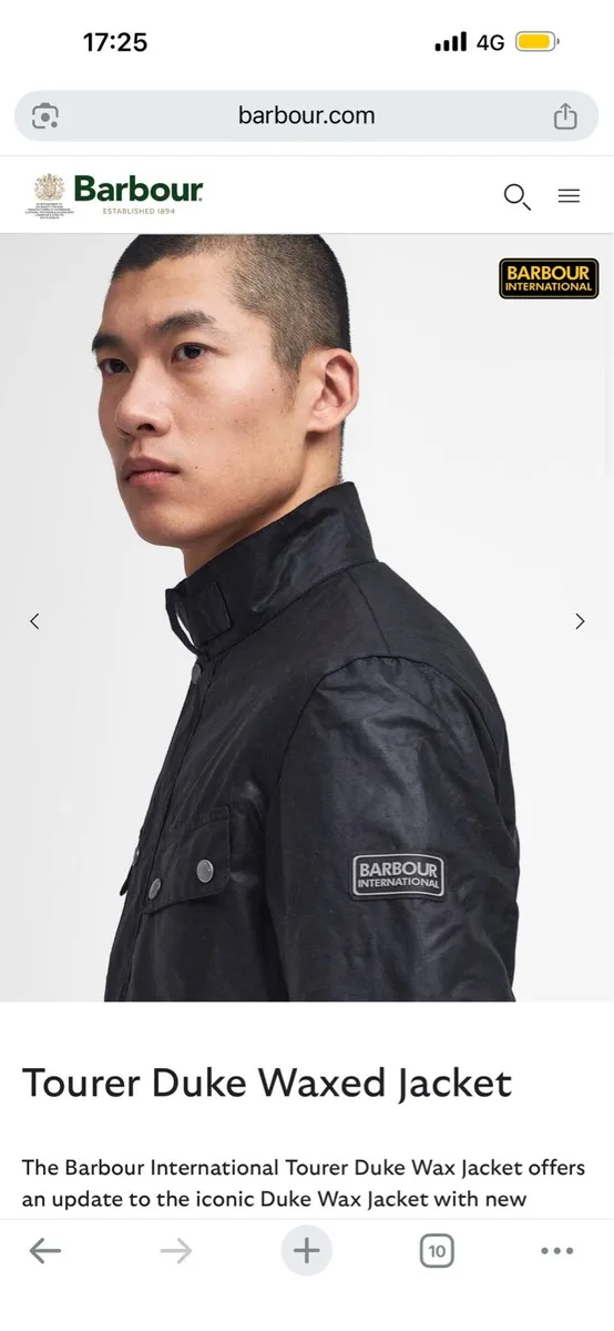 Barbour Tourer Duke Waxed Jacket Men’s - Image 4