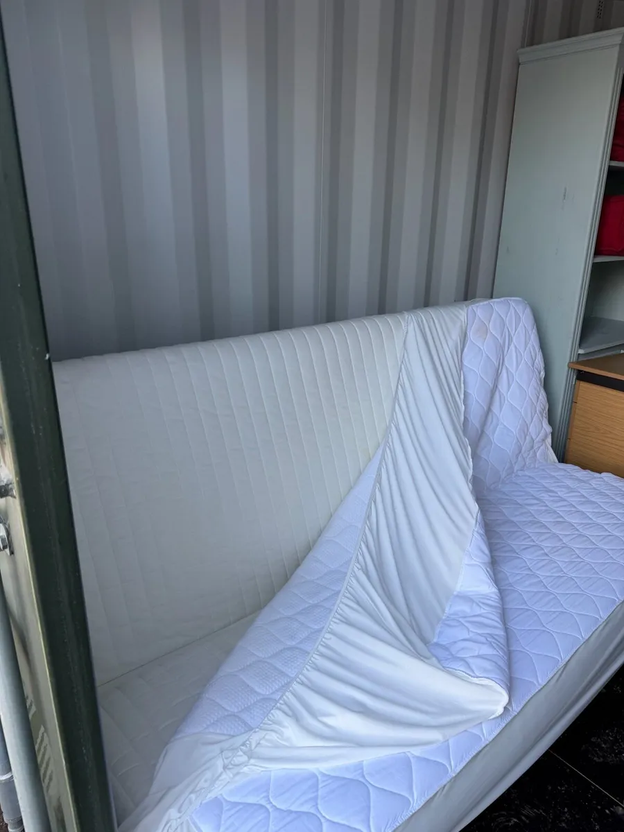 Red Futon Sofa Bed - Image 3