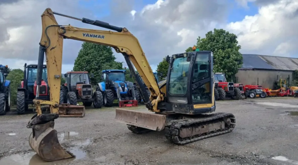 2017 Yanmar ViO 80-1 8 Tonne Digger - Image 1
