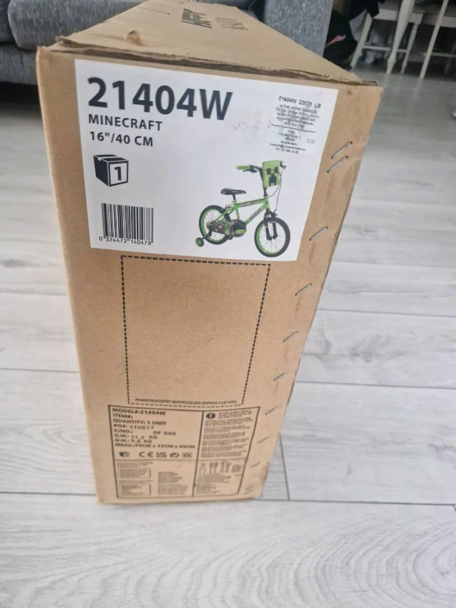Huffy Kids Minecraft16 Inch Bike - Image 4
