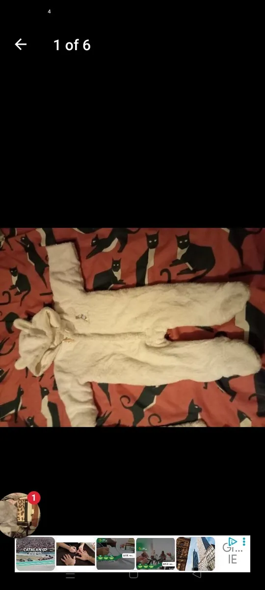 Peter rabbit snowsuit and baby grow 3_6 mnth - Image 1