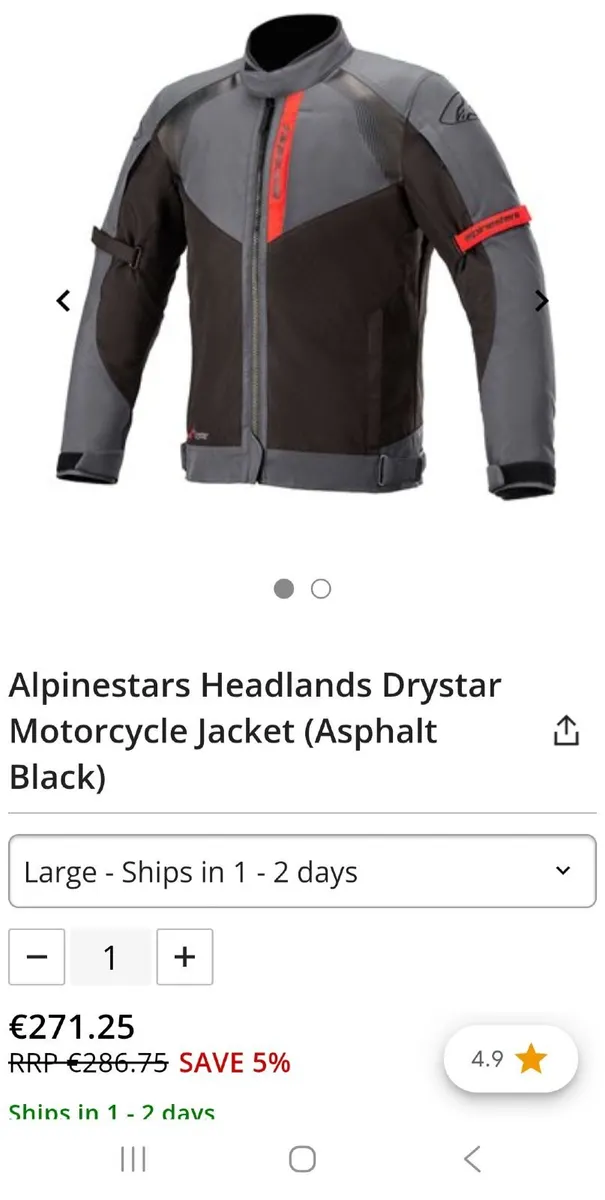 Alpinstars Drystae Jacket and Pants - Image 1