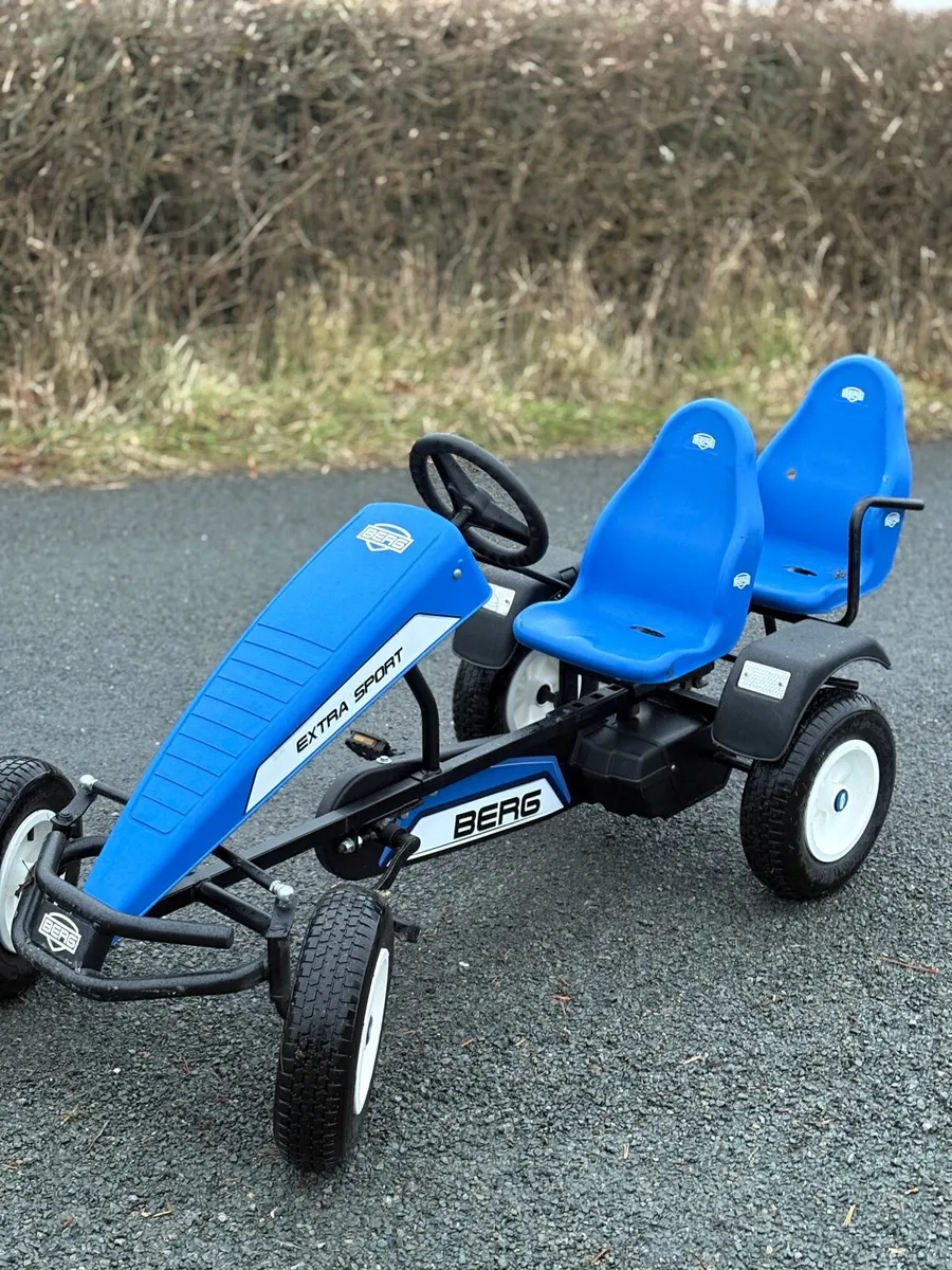 Blue Berg go-cart (comes with extra seat) - Image 1