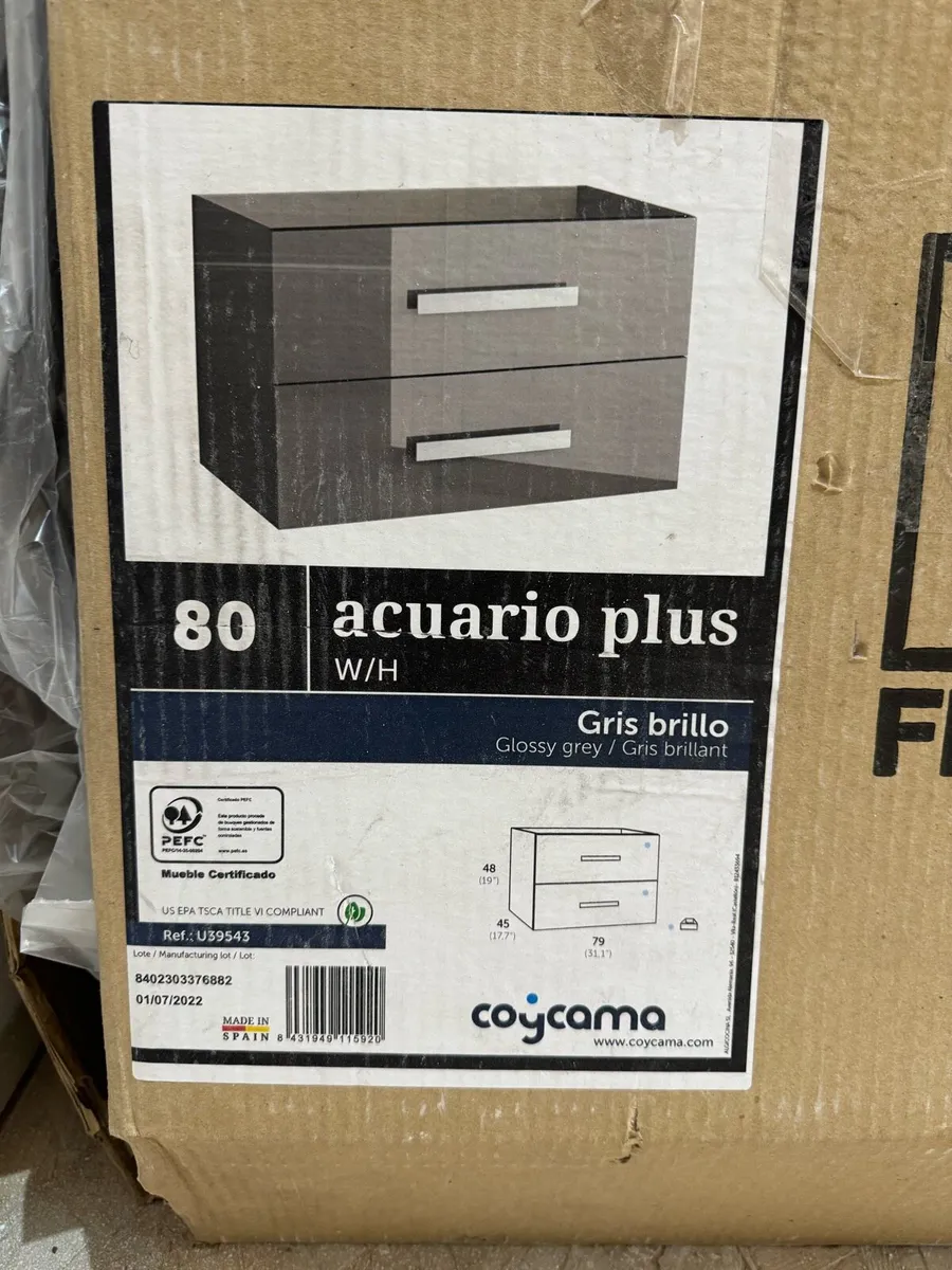 Brand New Bathroom Wall Hung Vanity For Sale - Image 1