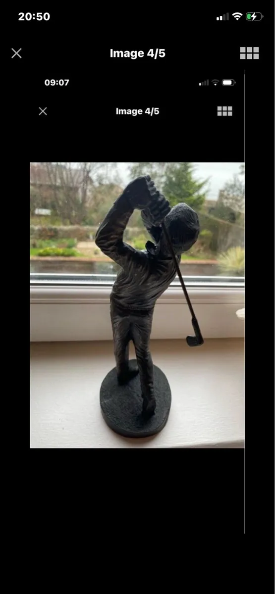 Genesis Bronze Golfer Swing - Image 4