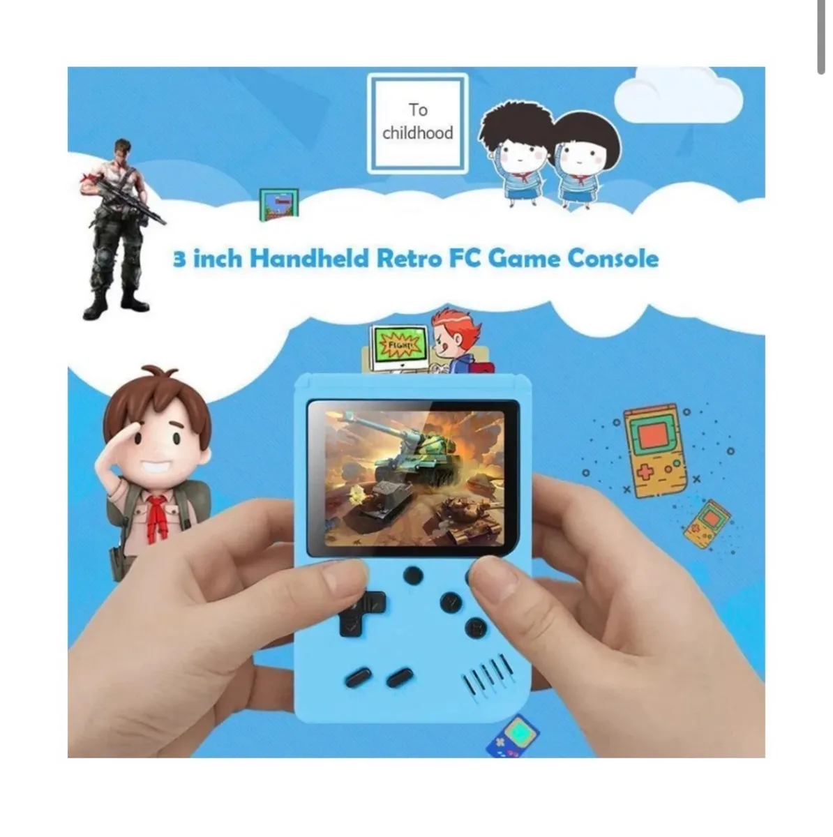 Handheld Retro Game Console 500 Classic Games NEW - Image 1