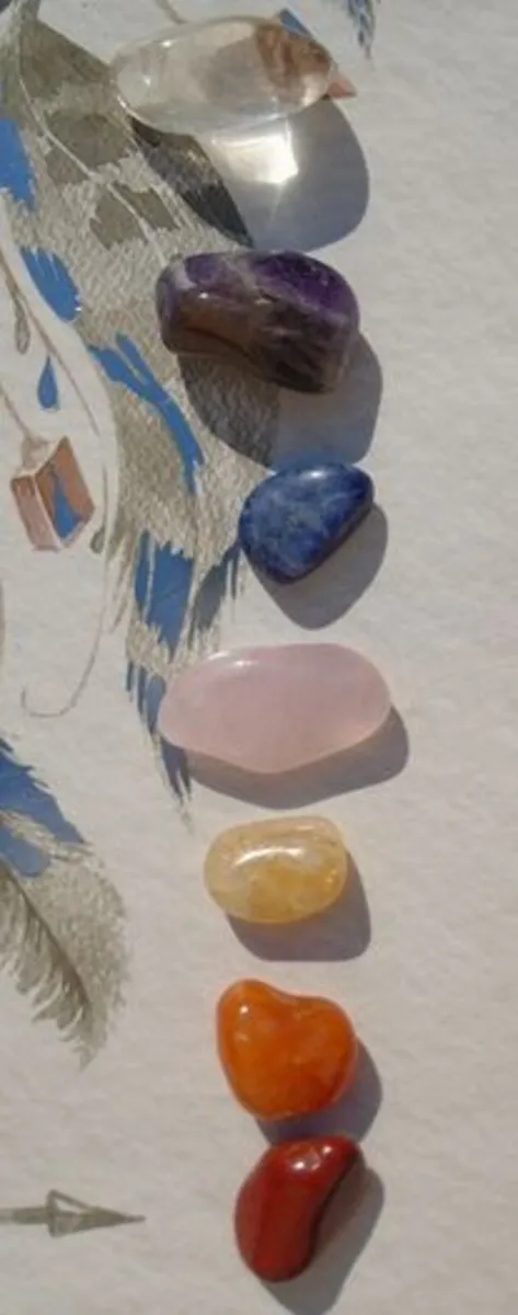 Crystal chakra set, Crystals,Gift, - Image 2