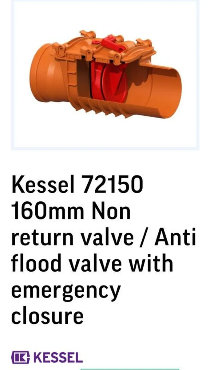 Kessel Non Return Valves - Image 1