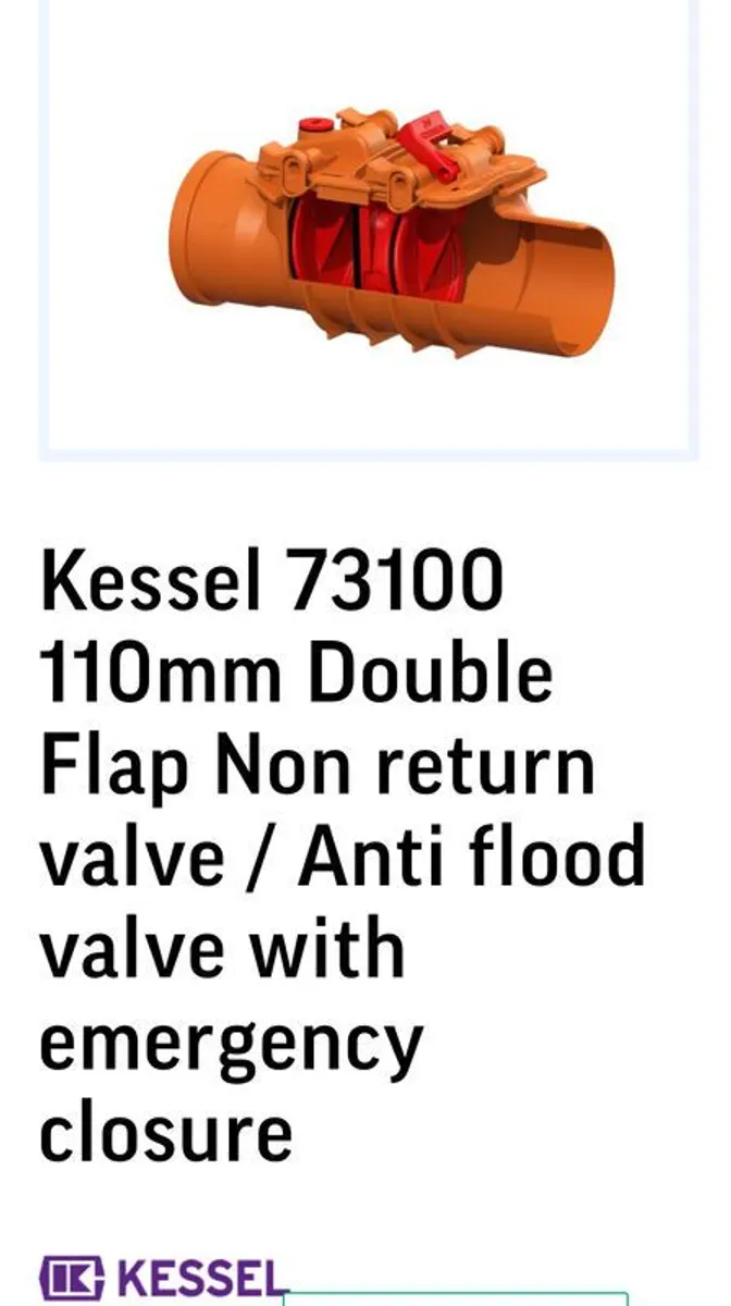 Kessel Non Return Valves - Image 2