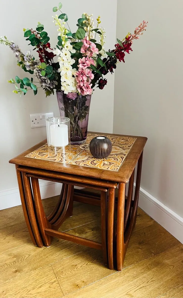 G Plan nest of tables and coffee table - Image 1
