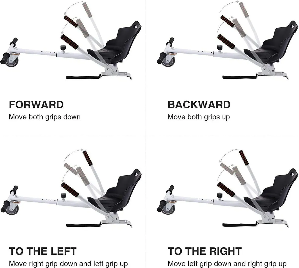 Hoverboard Kart Seat for 6.5–10 Inch Boards - Image 2