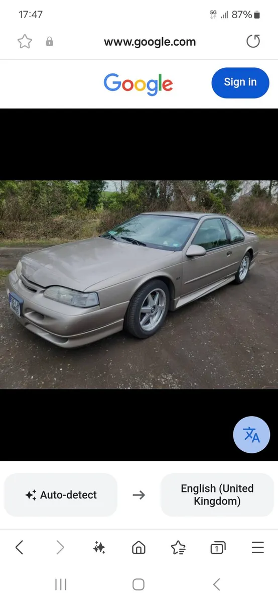 Ford thunderbird v8 - Image 1