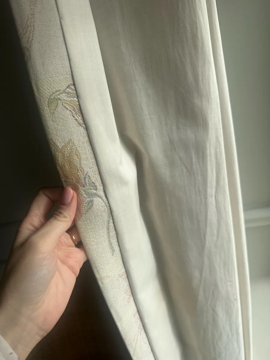 Bespoke triple pencil pleat floor length curtains - Image 3