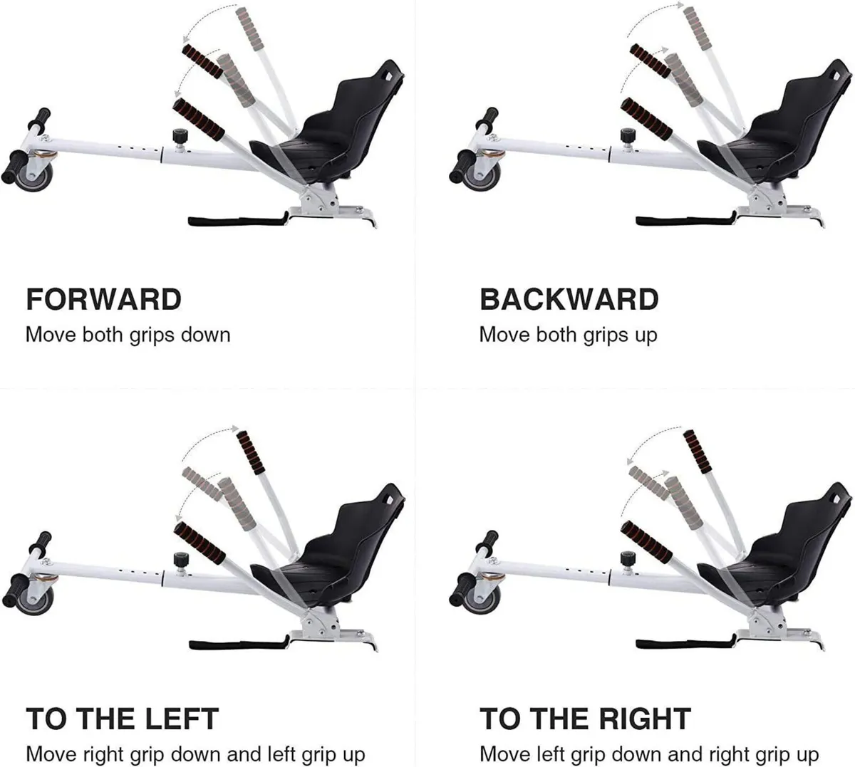 Universal Hoverboard Kart Seat Attachment - Image 3