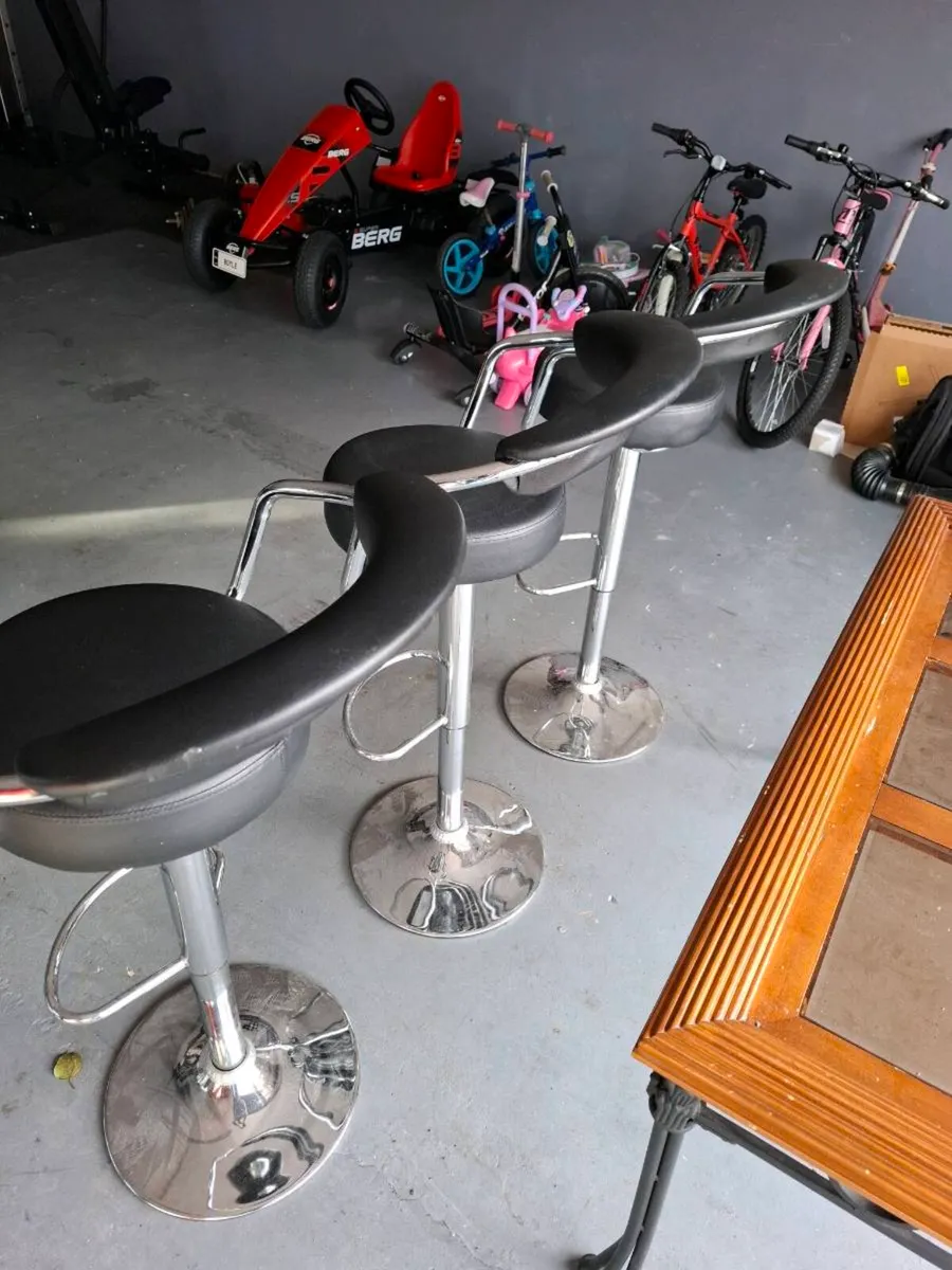 3x island stools, breakfast bar - Image 3