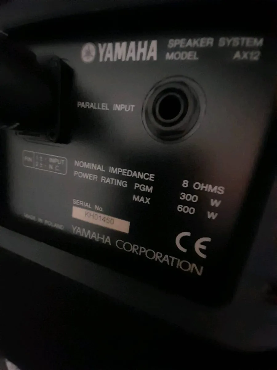 Yamaha mixing desk and speakers - Image 4