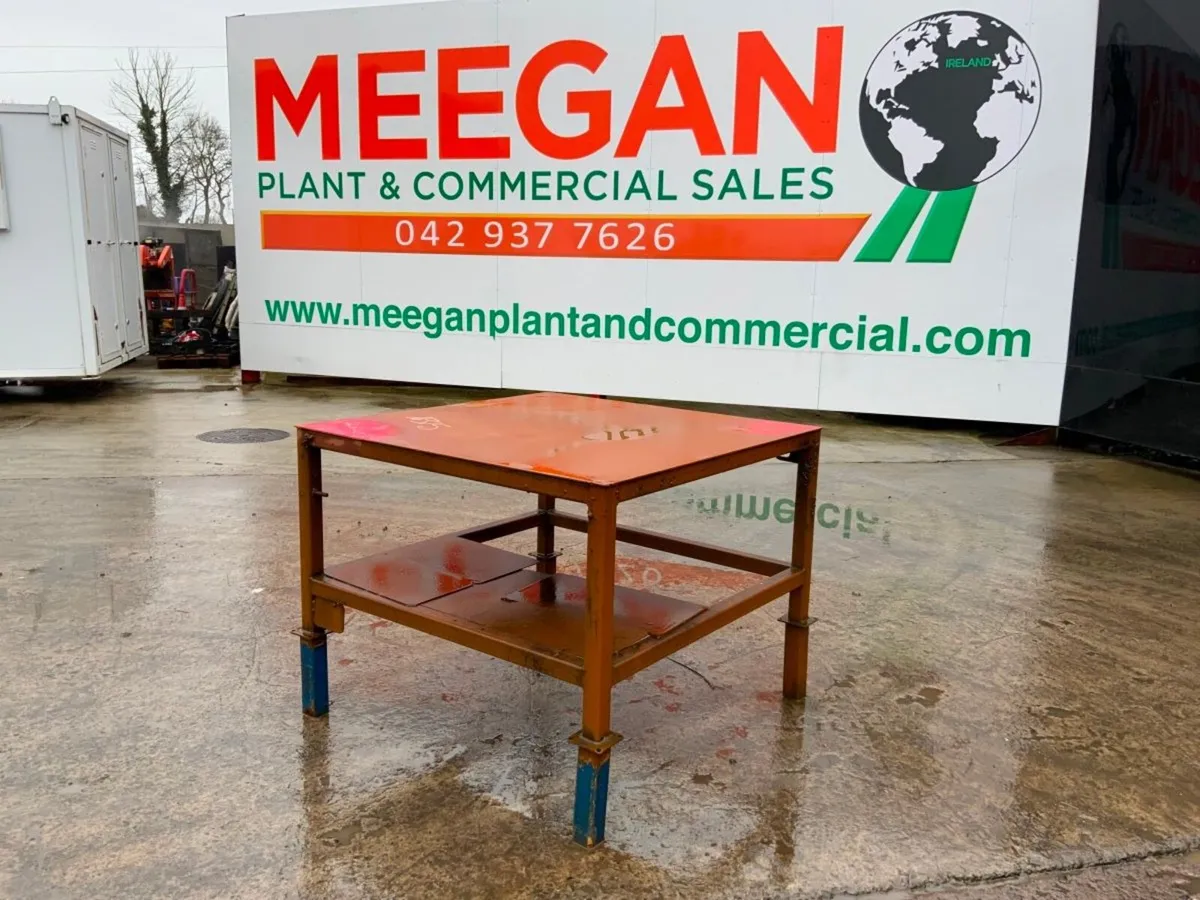 44" x 44" STEEL WORK BENCH........#315 - Image 3