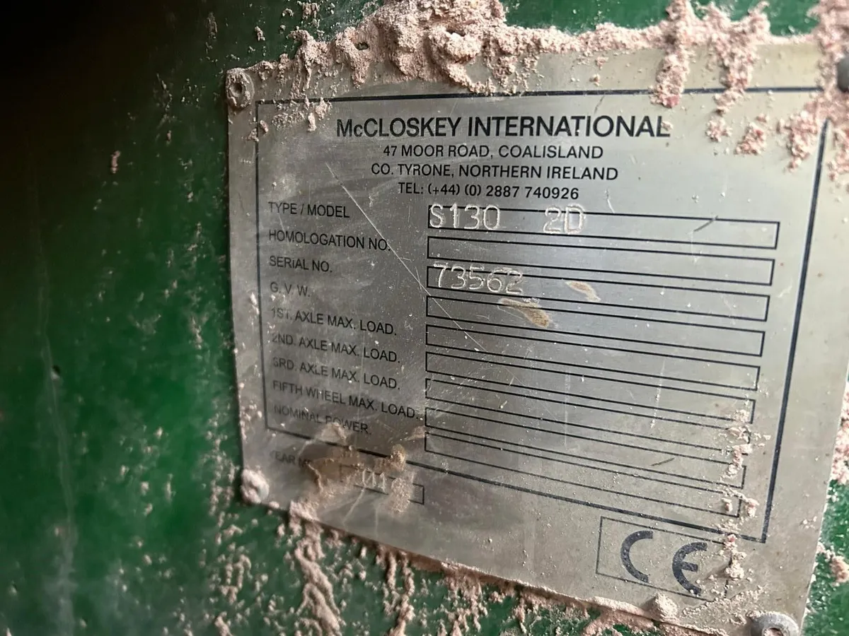 2016' McCloskey S130 2 Deck screener - Image 2