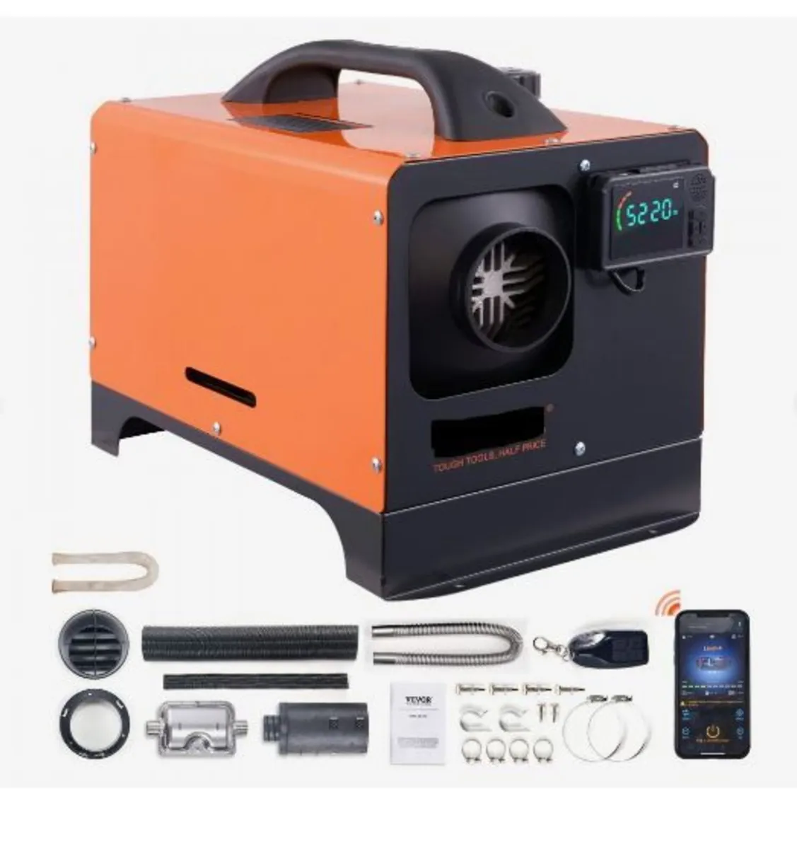 Diesel Air Heater All-in-one 12V 5KW Bluetooth - Image 1