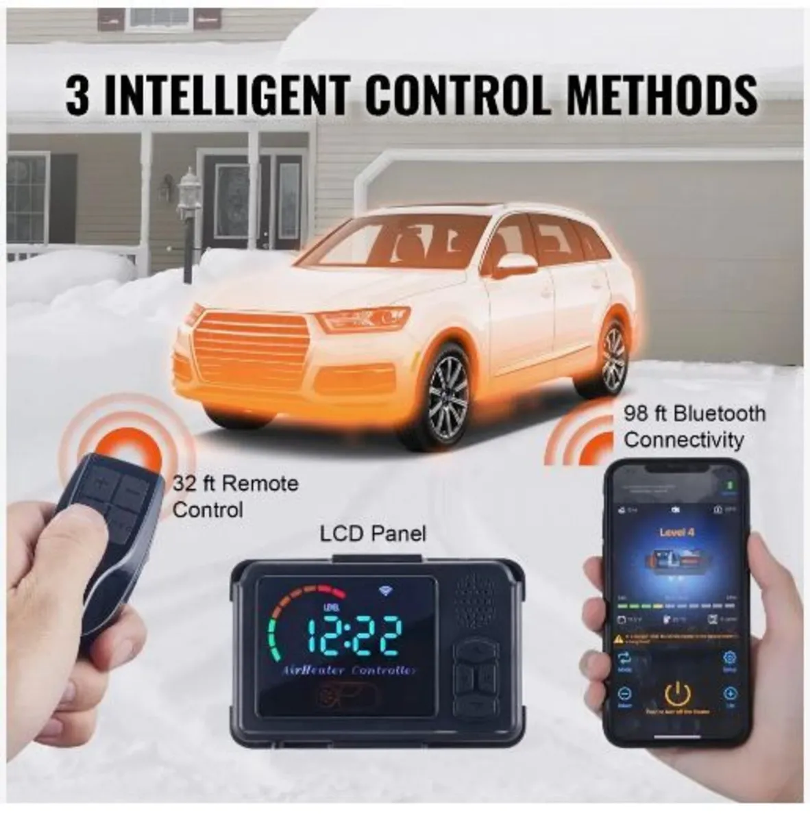 Diesel Air Heater All-in-one 12V 5KW Bluetooth - Image 4