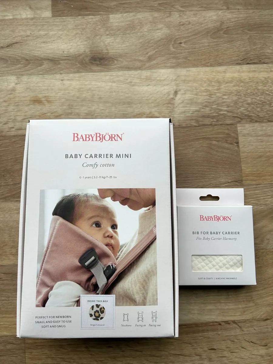Baby Carrier Mini & a Bib, BabyBjorn - Image 1