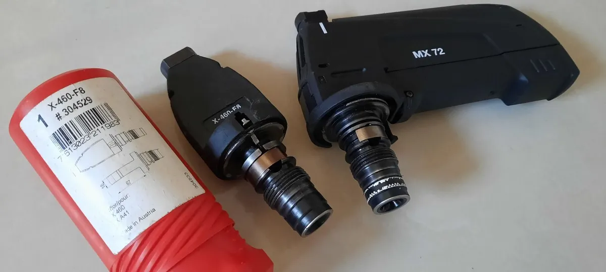 Hilti MX 72 Magazine + X-460-F8 Fastener Guide - Image 1