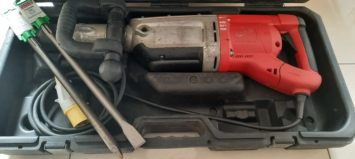 Milwaukee K950S Sds Max 2 Mode 110v "FOR HIRE" - Image 2