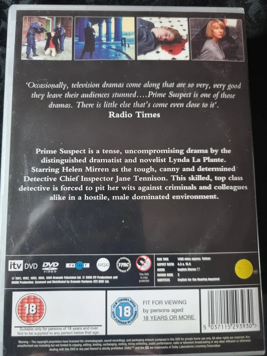 Helen Mirren Prime Suspect Complete Series - Image 2
