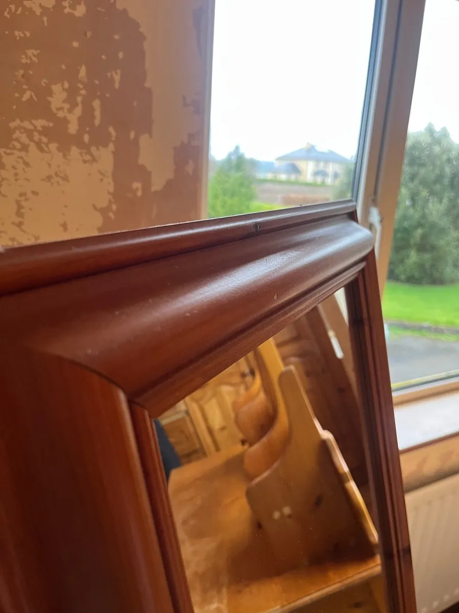 Large Full-Length Solid Wood Wall Mirror - Image 2