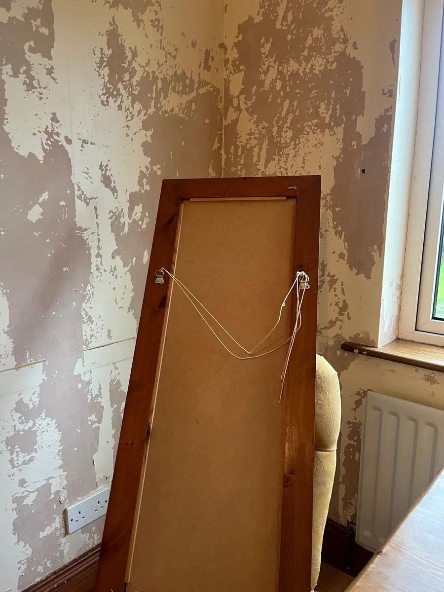 Large Full-Length Solid Wood Wall Mirror - Image 3