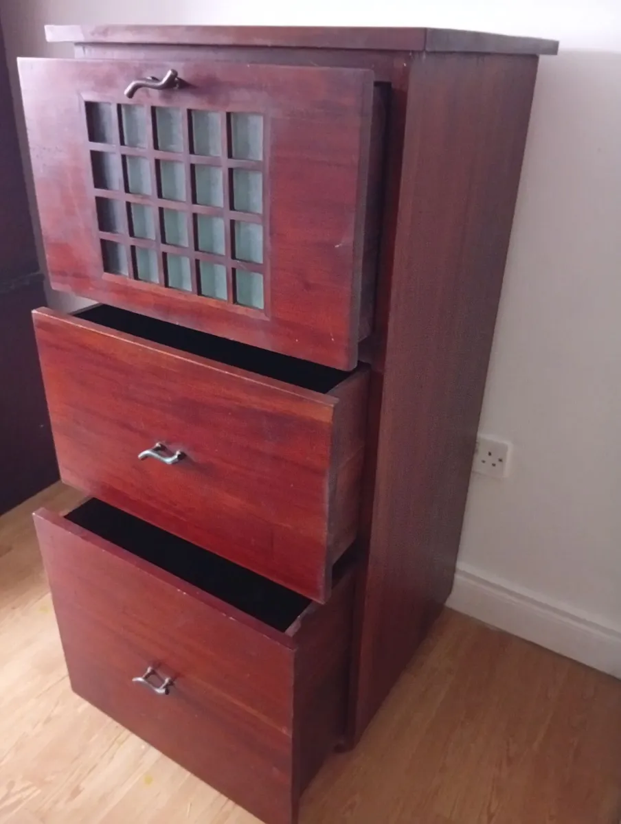 Oak Solid Quality Roomy Tollboy Chest of drawers - Image 1