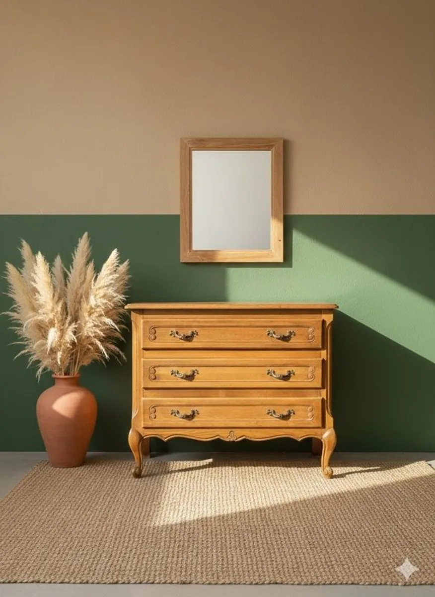 FLASH SALE ! Was 395 now 320 ! Charming Vintage French Provincial Chest of Drawers - Image 1