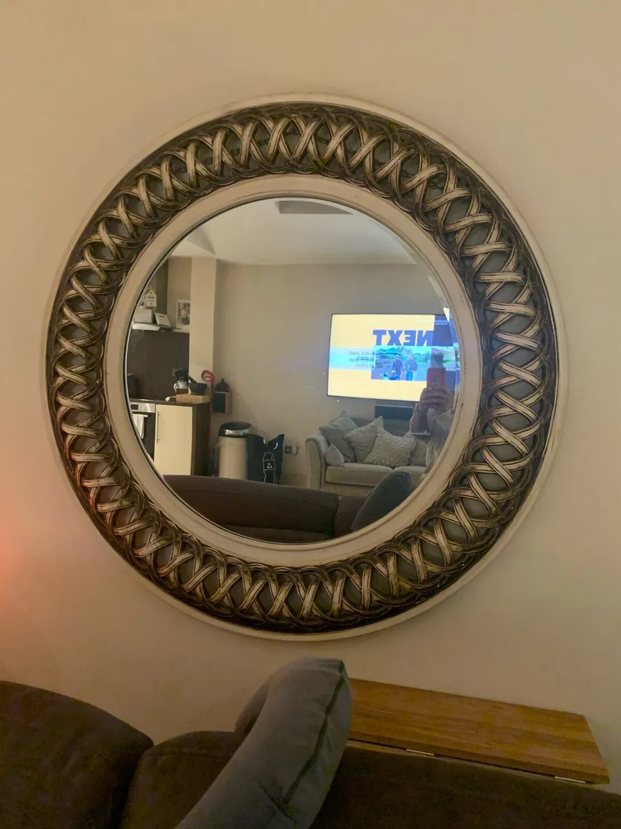 Decorative Celtic Knot Round Wall Mirror - Image 2